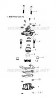 BRAKES, BRAKE ETRIER DE FREIN ARRIERE   A22SDS57C4 (4999200139920013B05) pour Polaris SPORTSMAN TOURING 570 de 2022