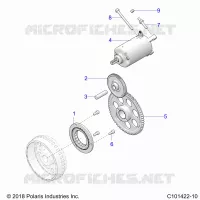 DEMARREUR DRIVE   A22SDS57C4 (C101422 10) pour Polaris SPORTSMAN TOURING 570 de 2022