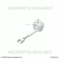 DIRECTION, CONTROLS, LEFT HAND CONTROLS   A22SDS57C4 (C102133 3) pour Polaris SPORTSMAN TOURING 570 de 2022