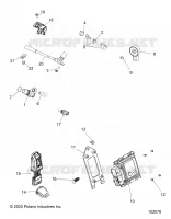 ELECTRICITE, SWITCHES, SENSORS AND ECM   A22SDS57C4 (102076) pour Polaris SPORTSMAN TOURING 570 de 2022