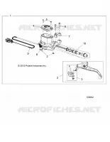 FREIN AVANT BRAKE LEVER AND MASTER CYLINDER   A22SDS57C4 (100932) pour Polaris SPORTSMAN TOURING 570 de 2022