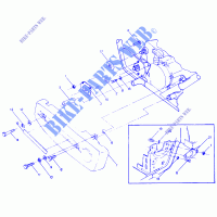 RIGHT HAND COUVERCLE DE CHAINE (49147514750026) pour Polaris TRAIL BOSS 4X4 de 1987