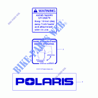 EMBLEMES CHASSE NEIGE   D163PD1AJ/B4 BLD (49BRUTUSEMBLEMES6754) pour Polaris SNOW BLOWER FRONT MOUNT de 2016