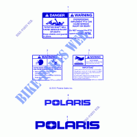 EMBLEMES BALAYEUSE   D142M9JDJ BRM (49BRUTUSEMBLEMES6800) pour Polaris BRUTUS de 2014