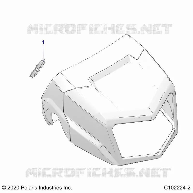 SUPPORT PHARE, PLUGS - A24SEK57A4 (C102224-2) Polaris SPORTSMAN 570 2024 SPORTSMAN 570 UTILITY  SPORTSMAN 570 UTILITY