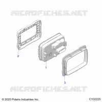 ELECTRICITE, GAUGES AND INDICATORS   A23SEZ57AM (C102225) pour Polaris SPORTSMAN 570 PREMIUM de 2023