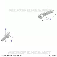 ELECTRICITE, TAILLAMPS   A23SEZ57AM/BM (C0211245 5) pour Polaris SPORTSMAN 570 PREMIUM de 2023