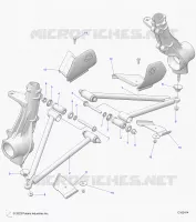 SUSPENSION, A ARM AND SUPPORT MOUNTING   A23SEZ57AM/BM (C102414) pour Polaris SPORTSMAN 570 PREMIUM de 2023