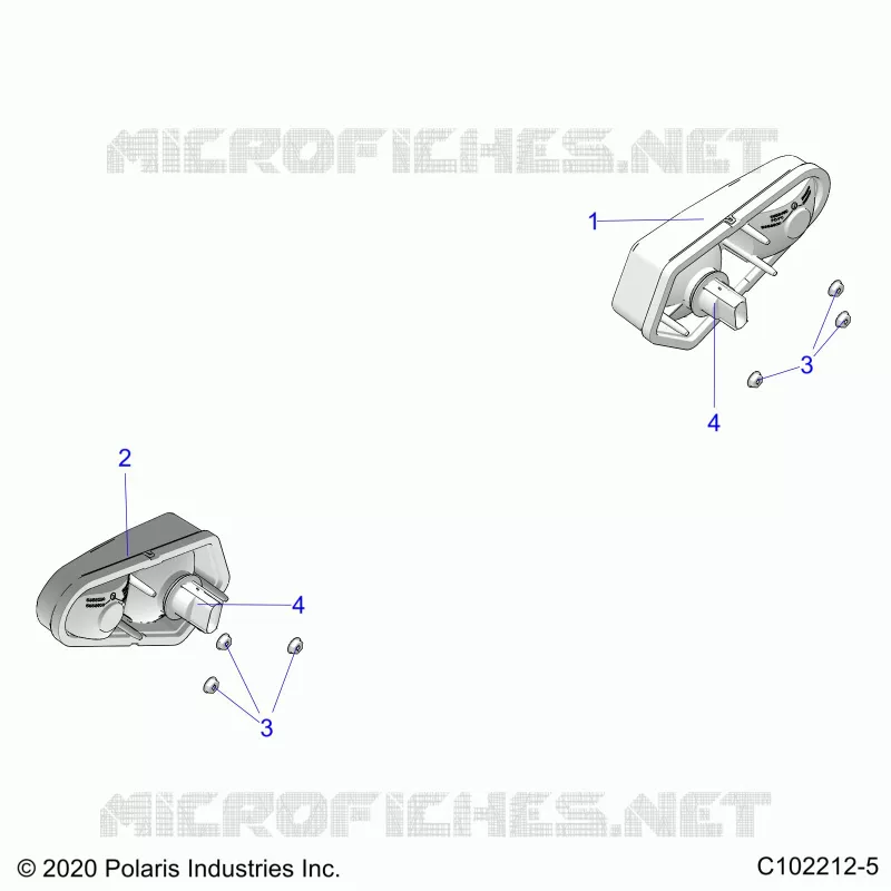 ELECTRICITE, TAILLAMPS - A23SJE57AX (C102212-5) Polaris SPORTSMAN 570 2023 SPORTSMAN TOURING 570  SPORTSMAN TOURING 570