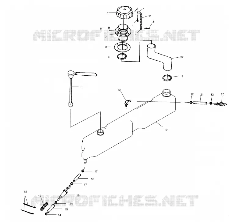 RESERVOIR D'HUILE - W035197DA/W035197IA (4980998099A12) Polaris JET SKI 700 2003 VIRAGE   VIRAGE - W035197DA/W035197IA