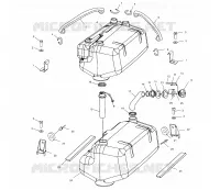 CARBURANT TANK   W025297D/W025297I (4975477547A09) pour Polaris FREEDOM  de 2002