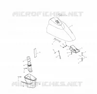 COFFRE AVANT   W025297D/W025297I (4975477547A07) pour Polaris FREEDOM  de 2002