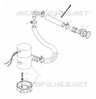 POMPE DE CALE   W025297D/W025297I (4975477547B08) pour Polaris FREEDOM  de 2002