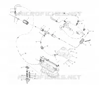 SYSTÈME DE REFROIDISSEMENT   W025297D/W025297I (4975477547B06) pour Polaris FREEDOM  de 2002