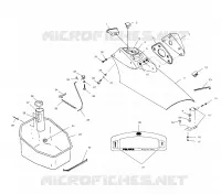 COFFRE AVANT   I994573 (4951395139a008) pour Polaris SLTH  de 1999