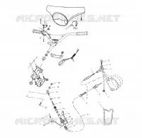 DIRECTION   I994573 (4951395139a014) pour Polaris SLTH  de 1999