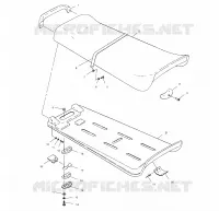SIEGE   I994573 (4951395139a011) pour Polaris SLTH  de 1999