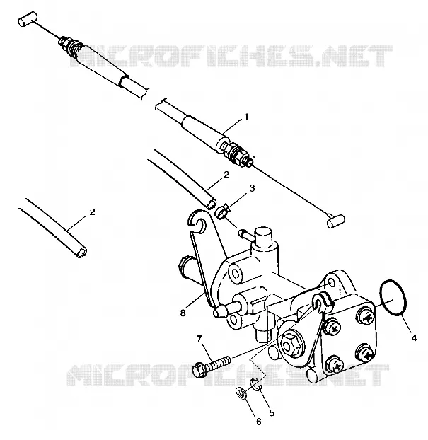 POMPE A HUILE - I984690 (4945114511c004) Polaris JET SKI 1050 1998 SLX   SLXH - B984690