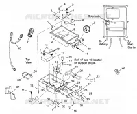 BOITIER ELECTRIQUE SL 700 B974071, Intl. SL 700 I974071, SL 700 Deluxe B974072 (4940874087B013) pour Polaris SL de 1997