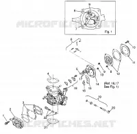 CARBURATEUR (SL 700) SL 700 B974071 AND INTL. SL 700 I974071 (4940874087C008) pour Polaris SL de 1997