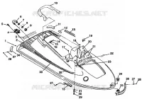 CONDUIT D'ADMISSION SL 700 B974071, Intl. SL 700 I974071, SL 700 Deluxe B974072 a (4940874087A005) pour Polaris SL de 1997