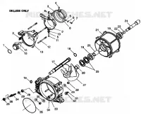 PROPULSION SL 700 B974071, INTL. SL 700 I974071, SL 700 DELUXE B974072 AND (4940874087B005) pour Polaris SL de 1997