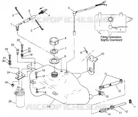 RESERVOIR D'HUILE SL 700 B974071, Intl. SL 700 I974071, SL 700 Deluxe B974072 and In (4940874087A014) pour Polaris SL de 1997