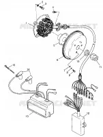 STATOR SL 700 B974071, Intl. SL 700 I974071, SL 700 Deluxe B974072 and Int (4940874087C012) pour Polaris SL de 1997