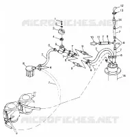 SYSTÈME D'ALIMENTATION (DELUXE) SL 700 Deluxe B974072 and Intl. SL 700 Deluxe I974072 (4940874087A012) pour Polaris SL de 1997