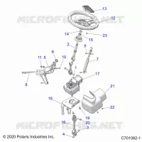 DIRECTION ASSISTEE ASM.   Z23A5P87A4/K87A4(C701082 1) pour Polaris RZR 900 TRAIL de 2023
