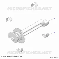 MOTEUR, BALANCER   Z23A5P87A4/K87A4/A87A2(C701025 1) pour Polaris RZR 900 TRAIL de 2023