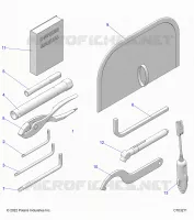 REFERENCE, MANUEL DU PROPRIETAIRE AND TOOL KIT    Z23A5P87A4/K87A4/A87A2(C703211) pour Polaris RZR 900 TRAIL de 2023