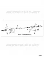 SYSTÃˆME DE TRANSMISSION, REAR HALF SHAFT   Z23A5P87A4/K87A4/A87A2(702052) pour Polaris RZR 900 TRAIL de 2023