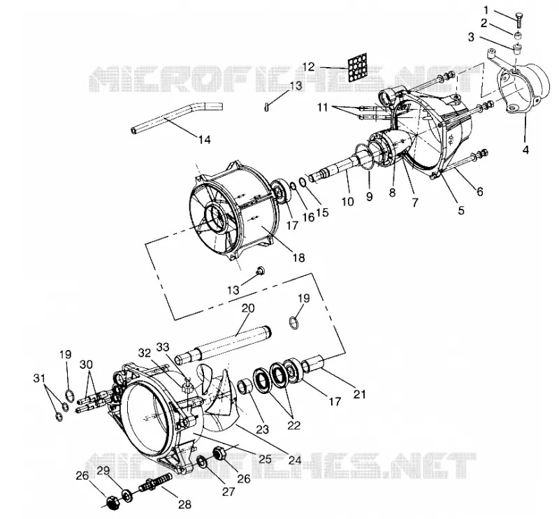 PROPULSION SLT 750 B954170 (4930563056B004) Polaris JET SKI 750 1995 SLT   SLT 750 - B954170
