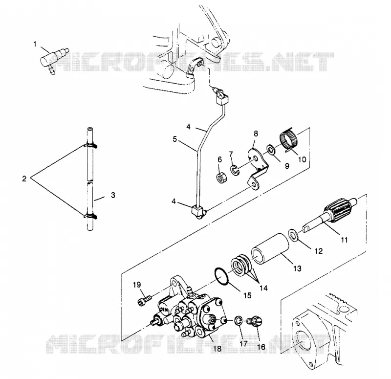 POMPE A HUILE SLX 780 B954287 (4933953395C004) Polaris JET SKI 780 1995 SLX   SLX 780 - B954287