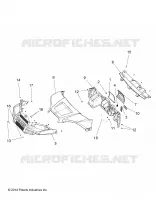 CAPOT, DASH and GRILL   R15RMAEGJ/GC/EJ (49RGRCAPOT15EV) pour Polaris RANGER EV de 2015