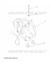 SYSTÈME DE TRANSMISSION, FRONT PONT   R13TH76/7E ALL OPTIONS (49RGRTRANS097004X4) pour Polaris RANGER 800 EFI de 2013
