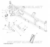 SYSTÈME DE TRANSMISSION, SELECTEUR DE VITESSE   R13TH76/7E ALL OPTIONS (49RGRGEARSELECT097004X4) pour Polaris RANGER 800 EFI de 2013