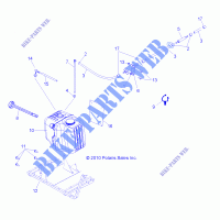 SYSTÈME D'ALIMENTATION DE CARBURANT   R11RH45AG/AH/AR (49RGRCARBURANT10) pour Polaris RANGER 400 HO de 2011
